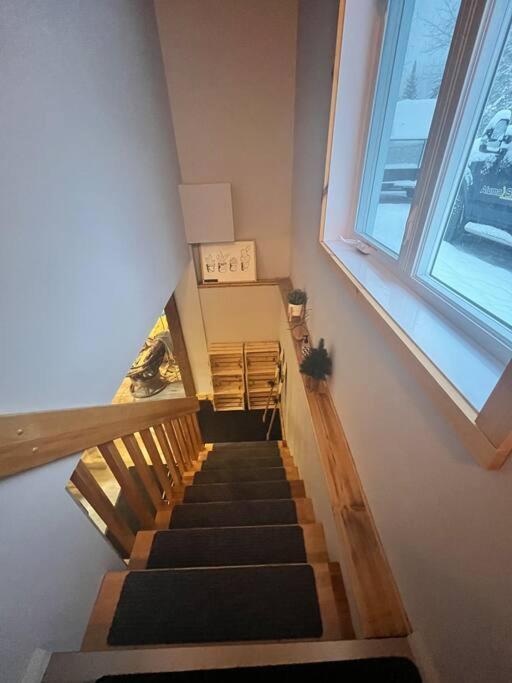 Appartement Mont Edouard, Hebergement Paisible A La Montagne LʼAnse-Saint-Jean Dış mekan fotoğraf