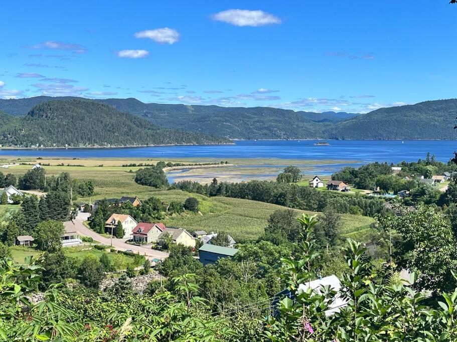 Appartement Mont Edouard, Hebergement Paisible A La Montagne LʼAnse-Saint-Jean Dış mekan fotoğraf