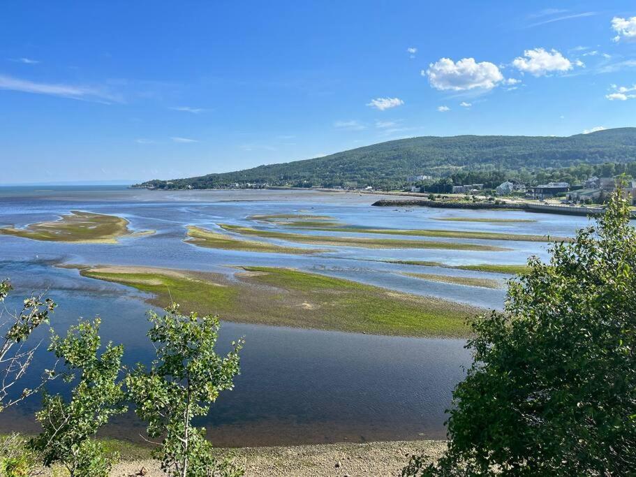Appartement Mont Edouard, Hebergement Paisible A La Montagne LʼAnse-Saint-Jean Dış mekan fotoğraf