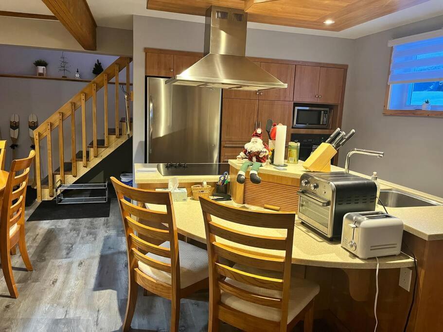 Appartement Mont Edouard, Hebergement Paisible A La Montagne LʼAnse-Saint-Jean Dış mekan fotoğraf